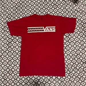 Vans Red Graphic T-Shirt for Men